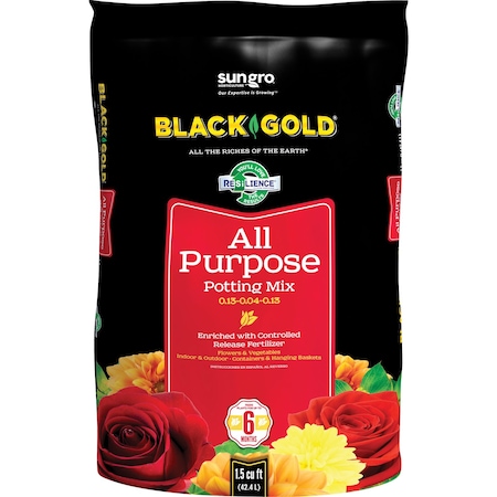 Black Gold All Purpose Potting Mix 1.5 cu ft 1410102 1.5CF P