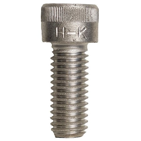 Holo-Krome #6-32 Socket Head Cap Screw, Socket, Black Oxide Stainless Steel, 1/2 in Length, 100 PK 78020