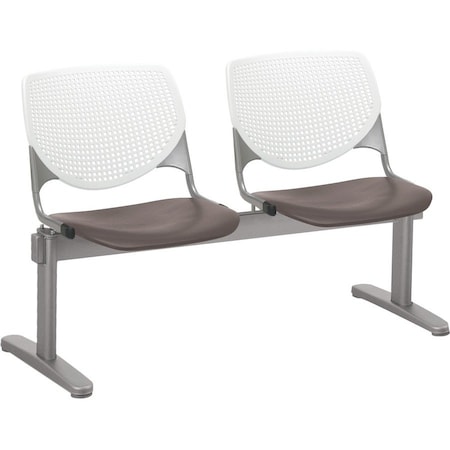 Kfi Kool Beam Seat Beam Seating, 47 in W 22†L 31†H, Polypropylene Seat 2300BEAM2-BP08-SP18