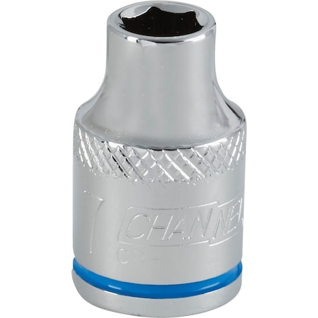 Channellock 3/8'' Drive 7 mm 6-Point Shallow Metric Socket 302697
