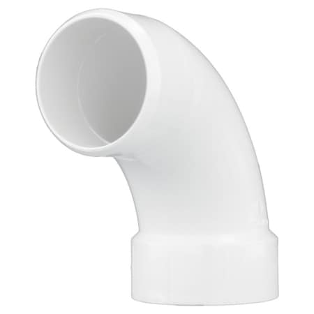 Charlotte Pipe And Foundry 3IN DWV LONG SWEEP 1/4 BEND STR PVC003091000HA
