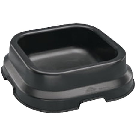 Fortex Fortiflex Low Feed Pan, 10 Quarts Volume, Fortalloy Plastic, Black SLP-10BX