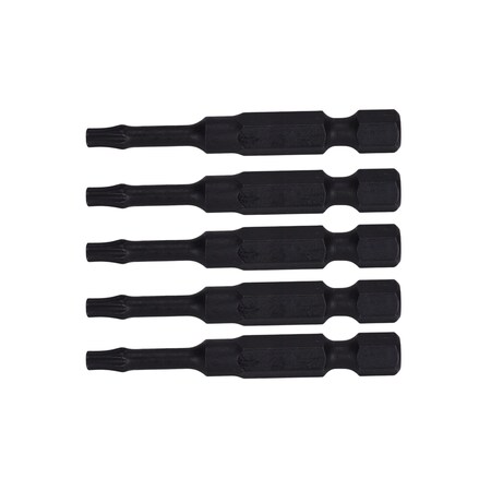 Century Drill & Tool STAR T15 X 2in IMPACT PRO 5PK 70815