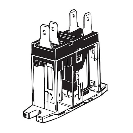 Omron Custom Relay, 106 mA, 4 Pins, Quick Connect G2R-1A-T DC5