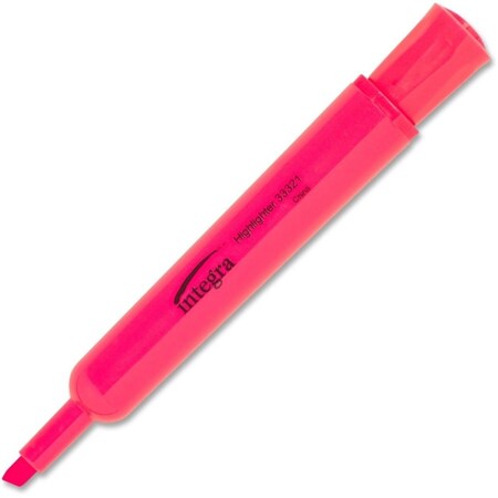 Integral Chisel Desk Liquid Highlighter - Fluorescent Pink ITA33321