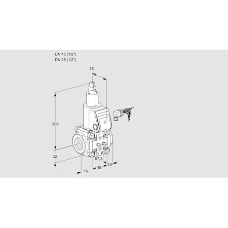 Honeywell Kromschroder Solenoid Gas Safety Valve - Class A, 500 mbar, IP65, EN 161 KS88030073