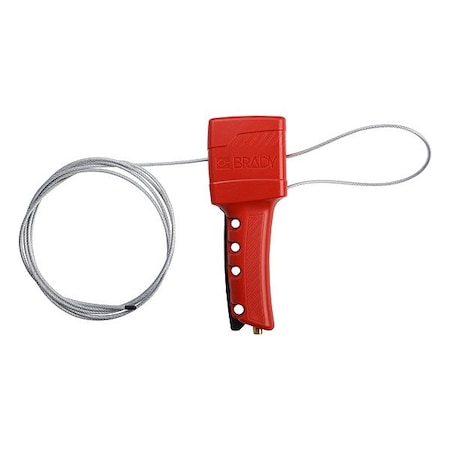 Brady Grip-Cinching Cable Lockout, 8 ft. L 50943