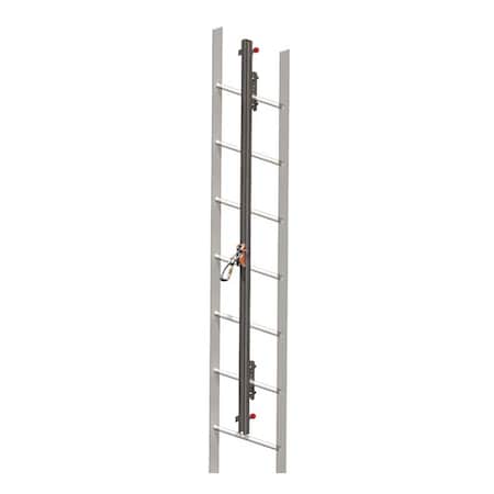 Miller Vertical Height Access Ladder System Kit, Galvanized Steel, 20 Feet GG0020