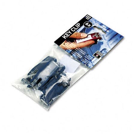 Durablue Durable  Key Tags for Locking Key Cabinets  Paper/Plastic  Blue, 6PK 195707