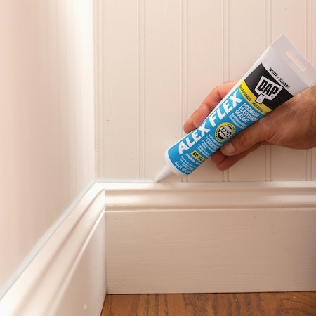 Dap Alex Flex 5.5 Oz. Premium Molding & Trim Acrylic Latex Siliconized Sealant White 7079811455