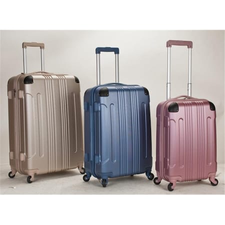 Rockland 3 Pc Abs Upright Set F190-Blue