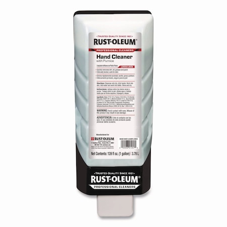 Rust-Oleum Professional Hand Cleaner With Pumice, Lemon Scent, 1 gal, 4PK 383462