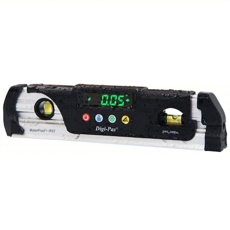 Digi-Pas Digital Level, Black, 0.6875 in H 2-00285-99