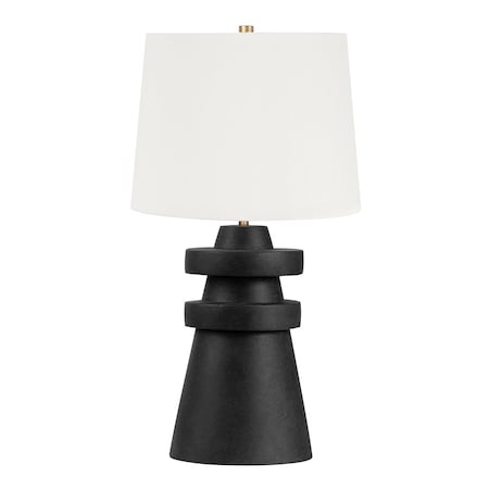 Troy Lighting Grover 1 Light Table Lamp 16 In. Patina Brass PTL1225-PBR/CCH