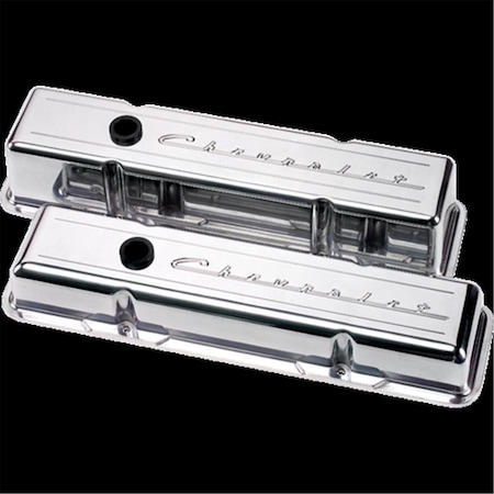 Billet Specialties 95223 Small Block Chevy Script Tall Valve Cover BSP95223