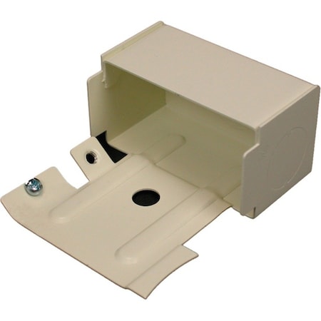 Legrand Raceway Entrance End, 3000 Series, 1 Channel, 2.75 in W, 1.5 in H, 3.5 in L, Gray G3010AE
