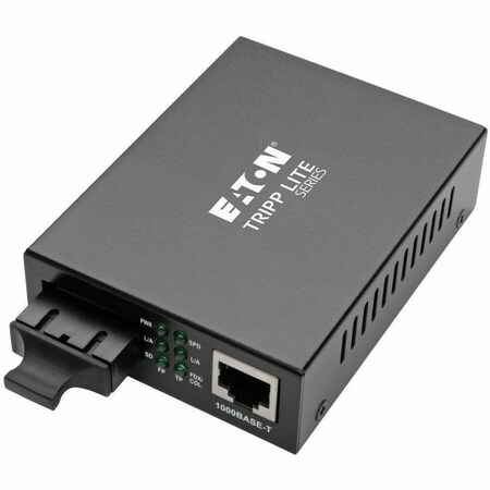 Eaton Eaton Media Converter, Ethernet to Multimode Fiber SC, 10/100/1000 Mbps N785-INT-SC