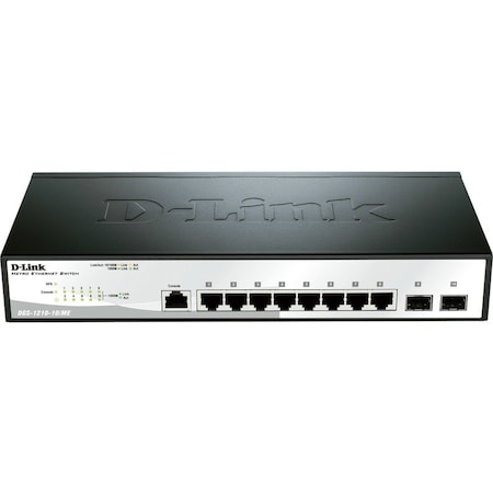 D-Link 10-PORT GIGABIT SMART MANAGED METRO ETHERNET SWITCH DGS-1210-10/ME