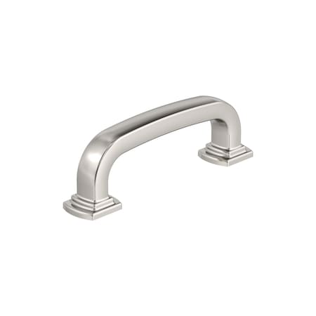 Amerock Surpass 3 inch 76mm Center-to-Center Polished Nickel Cabinet Pull BP36897PN