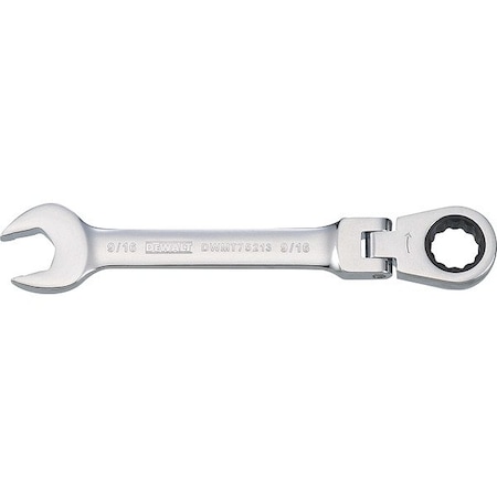 Dewalt Flex Ratcheting Combination Wrench, 9/16 DWMT75213OSP