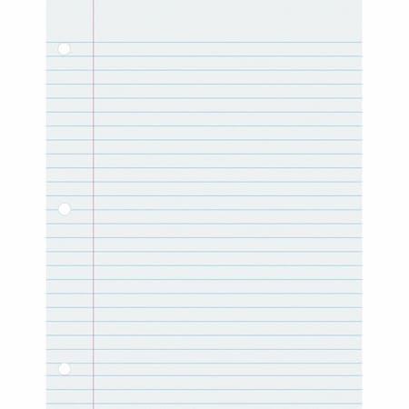 Pacon Ruled Composition Paper Letter, White, 500PK PAC2402
