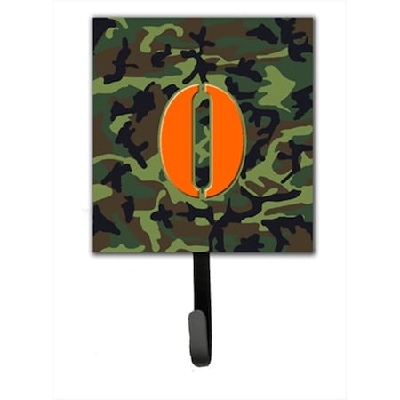 Carolines Treasures Letter O Initial Monogram - Camo Green Leash Holder Or Key Hook CJ1030-OSH4