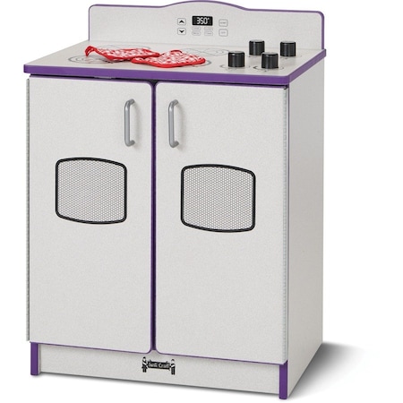 Jonti-Craft Rainbow Accents Culinary Creations Kitchen Stove, Purple 2409JCWW004
