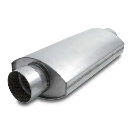 Hands On 776-14352 3.5 in. Split-Flow Race Muffler HA1394117