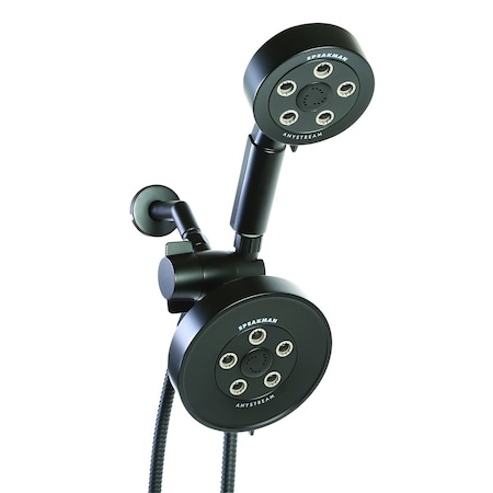 Speakman 2-Way Shower Combination, 2.5 GPM, Matte Black VS-233010-MB