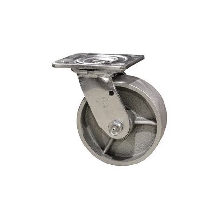Service Caster 4 Inch Semi Steel Wheel Swivel Caster with Roller Bearing SCC-30CS420-SSR