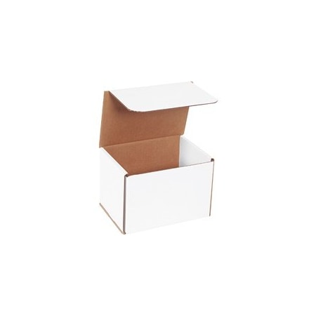 Bubblefast 50-7 x 5 x 5'' White Corrugated Mailers, 50PK BFM755