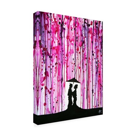Trademark Fine Art Outdoor Canvas Art Marc Allante 'Wild Blossoms' Wall Art for Patios, or Gardens GRL02074-OC1824WR
