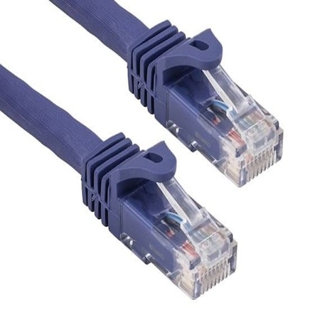 Sanoxy 14ft Cat6a 600 MHz UTP Snagless Ethernet Network Patch Cable, Purple SNX-CBL-LDR-C6110-6014