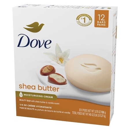 Dove Shea Butter Beauty Bar Soap, 45 Ounce, 6PK 64339972