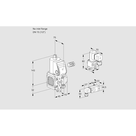 Honeywell Kromschroder VAS1-/15R/NW KS88007660