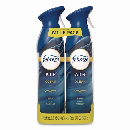 Febreze AIR, Ocean, 8.8 oz Aerosol Spray, 2PK 48312