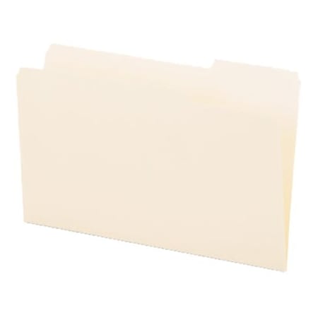 Universal File Folders, 1/3 Cut, One-Ply Top Tab, Third Position, Legal, Manila, 100/Box 15123