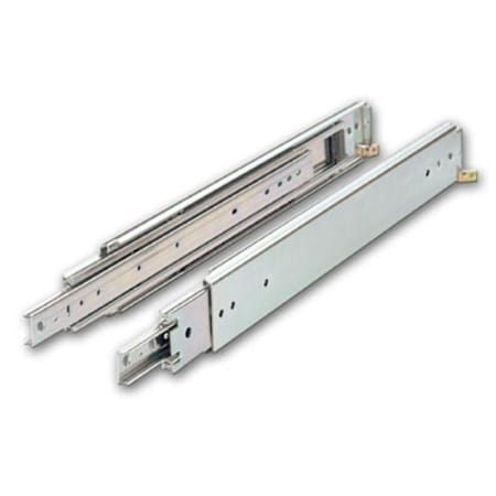 Dendesigns Knape & Vogt  18 In. Extra Heavy Duty 500 Lb. Full Extension Slide, Anochrome DE2585349