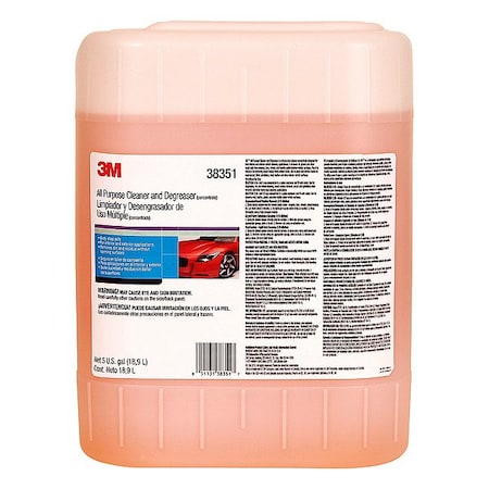 3M Cleaner/Degreaser, Bottle, Solvent Based 38351