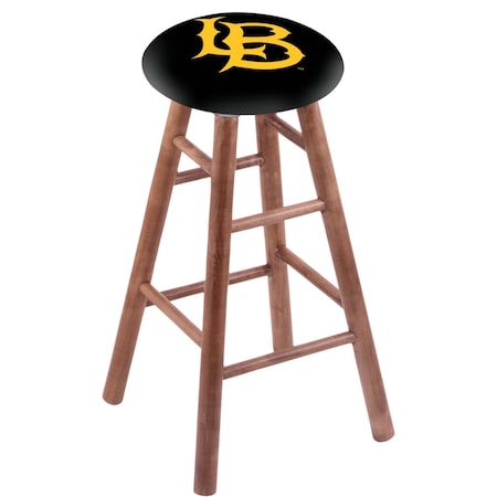 Holland Bar Stool Co Maple Bar Stool, Medium Finish, Long Beach State University Seat RC30MSMed