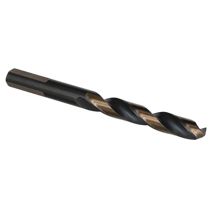 Drill America 3/16" Cryogenic HSS Black & Gold Jobber Length Drill Bit CRYKFDPRO3/16