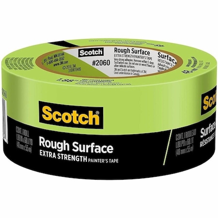 Scotch Masking Tape, 1.88" W x 2.17" L, Green 2060-48MP