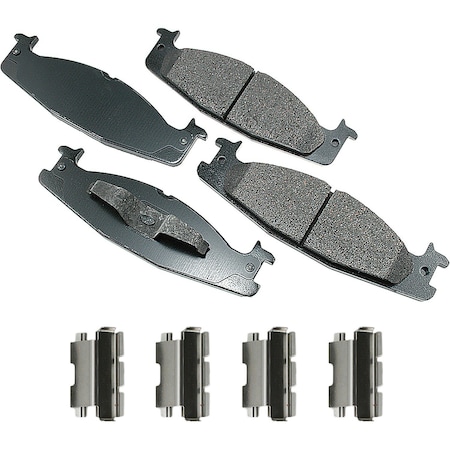 Akebono 94-03 Ford Truck-Bronco/E-150/F-150-Fr Proact Disk Pad, Act632 ACT632