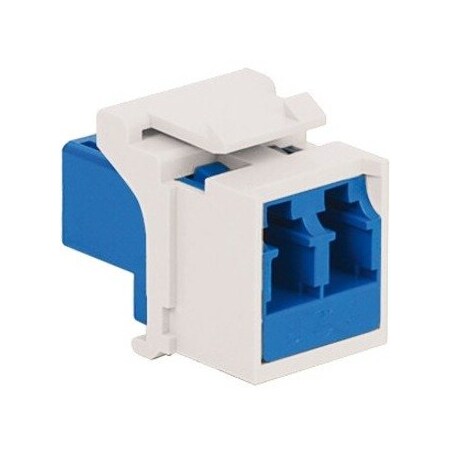 Icc MODULE FIBER OPTIC, LC, DUPLEX, WHITE IC107LC2WH