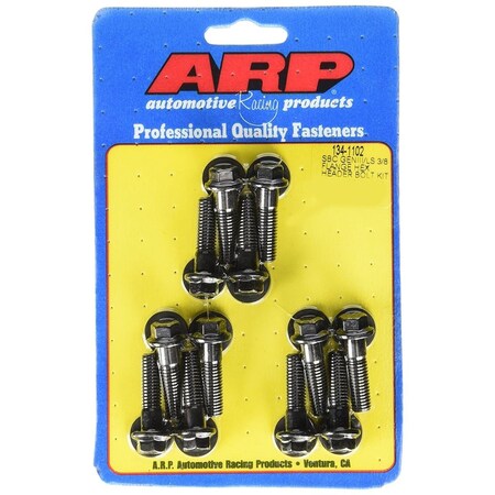 Arp 0.37 in. Flange Hex Header Bolt Kit SBC, GENIII LS A14-1341102
