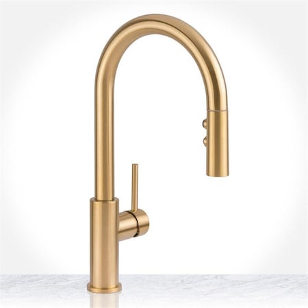 Miseno Single Handle Pull Down Kitchen Faucet, Gold MNO191LCG