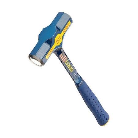 Estwing Sledge Hammer, 15 " L, Steel, 1 5/8" dia. E6-48E