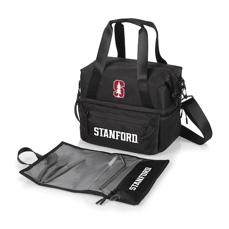 Picnic Time Family Of Brands NCAA Stanford Cardinal Tarana Lunch Bag Cooler with Utensils made from Recycled Material 515-01-179-534-0