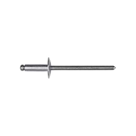 Auveco Pan-L-Rivets Large Flange 3/8in Diameter 1/8in Grip 3/16in-1/4in, 100PK 8931