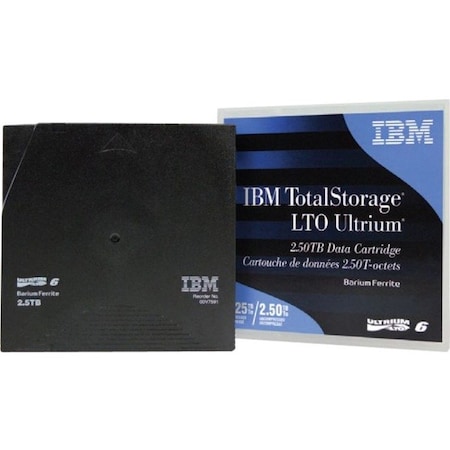 Ibm LTO Ultrium 6 Data Cartridge 00V7590